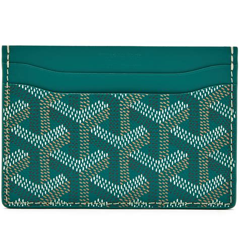 goyard green wallet|Goyard wallet price list.